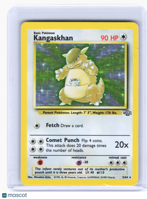 1999 Pokemon—Kangaskhan #5/64 Jungle—Holo Rare Holo [Lightly Played]