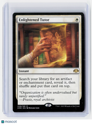 2023 Magic: TG—Enlightened Tutor #6/261 Dominaria Remastered (DMR)—Rare Nonfoil
