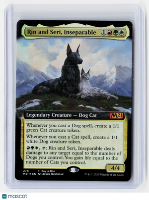2020 Magic: TG—Rin and Seri, Inseparable #278 Buy-A-Box Promos (BABP)—Promo Foil
