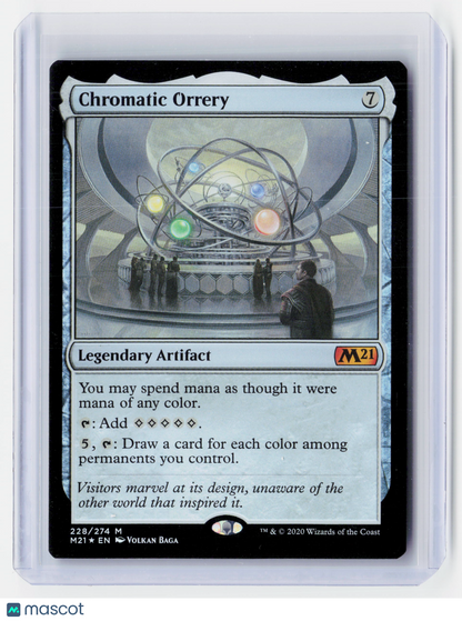 2020 Magic: The Gathering—Chromatic Orrery #228/274 Core Set 2021—Mythic Holo