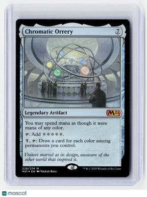 2020 Magic: The Gathering—Chromatic Orrery #228/274 Core Set 2021 (M21)—M. Foil