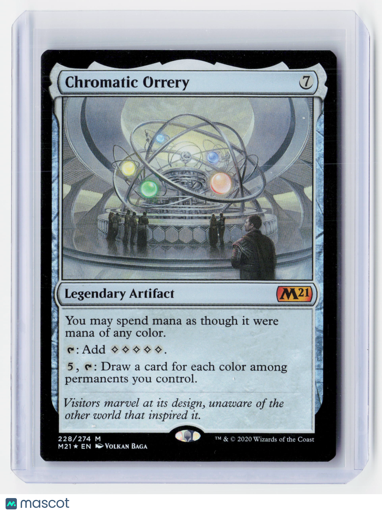 2020 Magic: The Gathering—Chromatic Orrery #228/274 Core Set 2021 (M21)—M. Foil