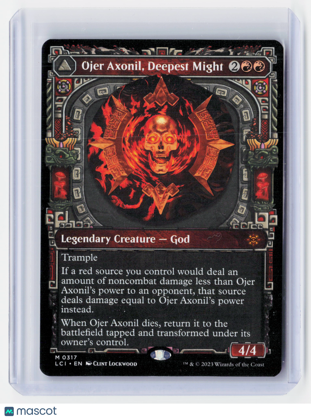 2023 Magic: TG—Ojer Axonil, Deepest Might (Showcase)#0317 (LCI)—Mythic Nonfoil