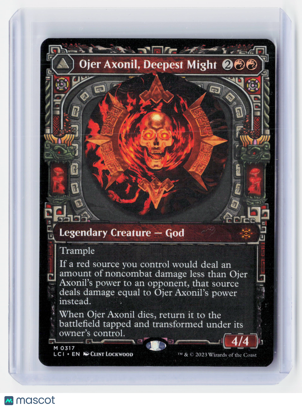 2023 Magic: TG—Ojer Axonil, Deepest Might (Showcase)#0317 (LCI)—Mythic Nonfoil