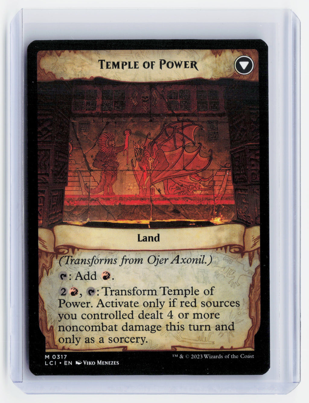 2023 Magic: TG—Ojer Axonil, Deepest Might (Showcase)#0317 (LCI)—Mythic Nonfoil