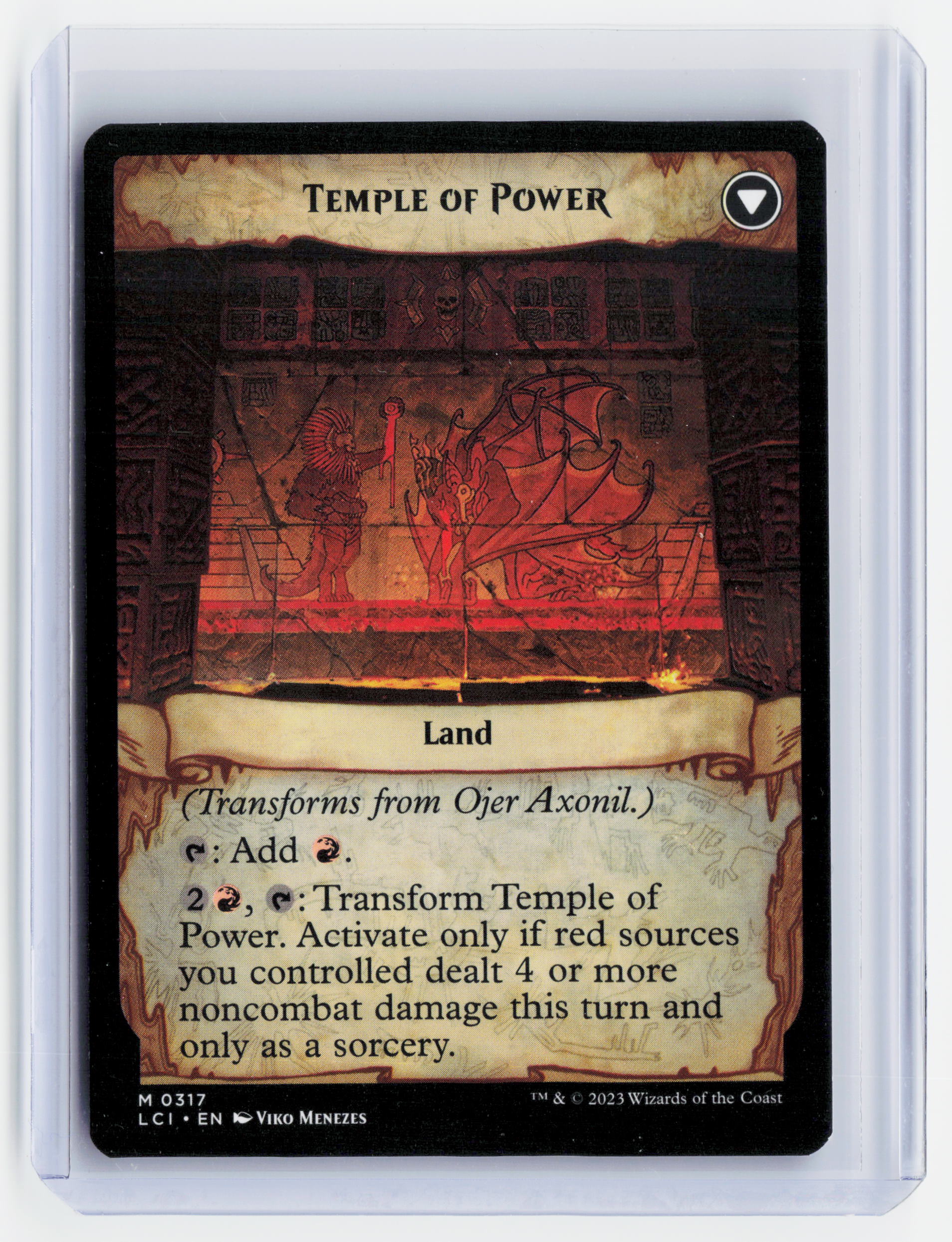 2023 Magic: TG—Ojer Axonil, Deepest Might (Showcase)#0317 (LCI)—Mythic Nonfoil