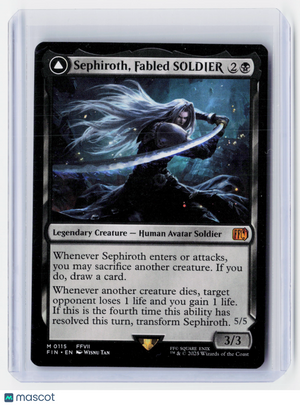 2025 Magic: TG—Sephiroth, Fabled SOLDIER #115 FINAL FANTASY (FIN)—Mythic Nonfoil