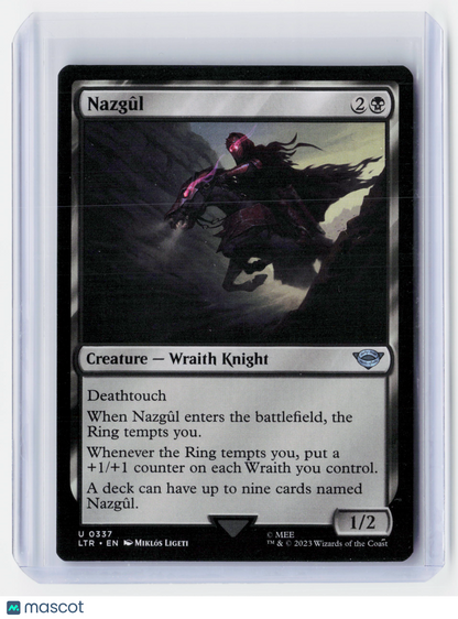 2023 Magic: The Gathering—Nazgûl 0337 LOTR: Tales of Middle-earth-Wraith Knight