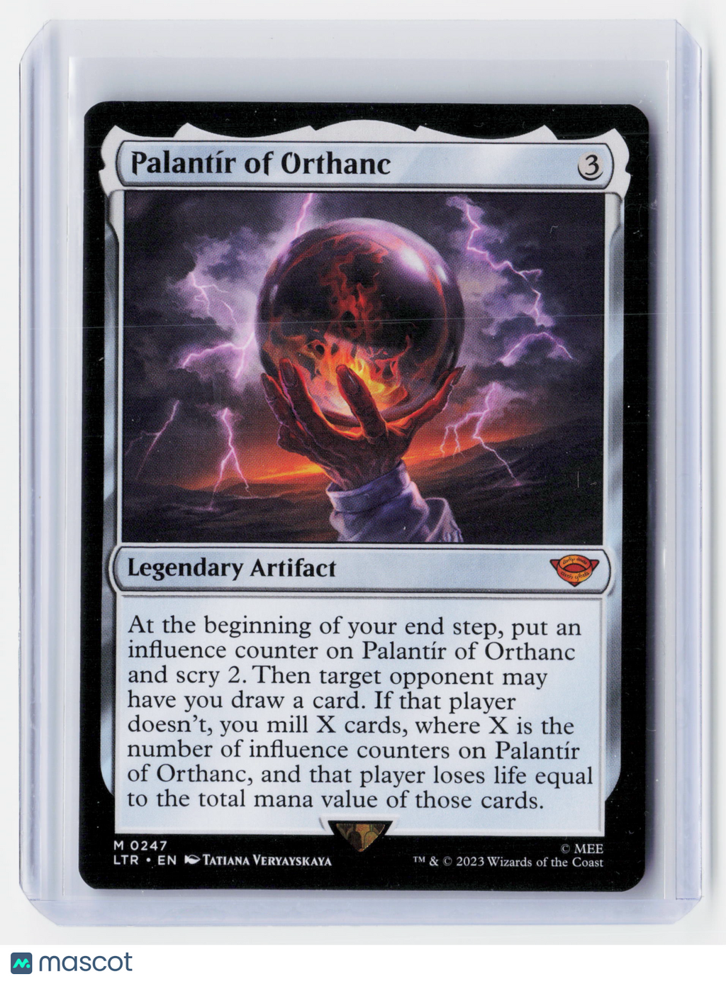 2023 Magic: The Gathering—Palantír of Orthanc #0247 (LTR)—Mythic Nonfoil