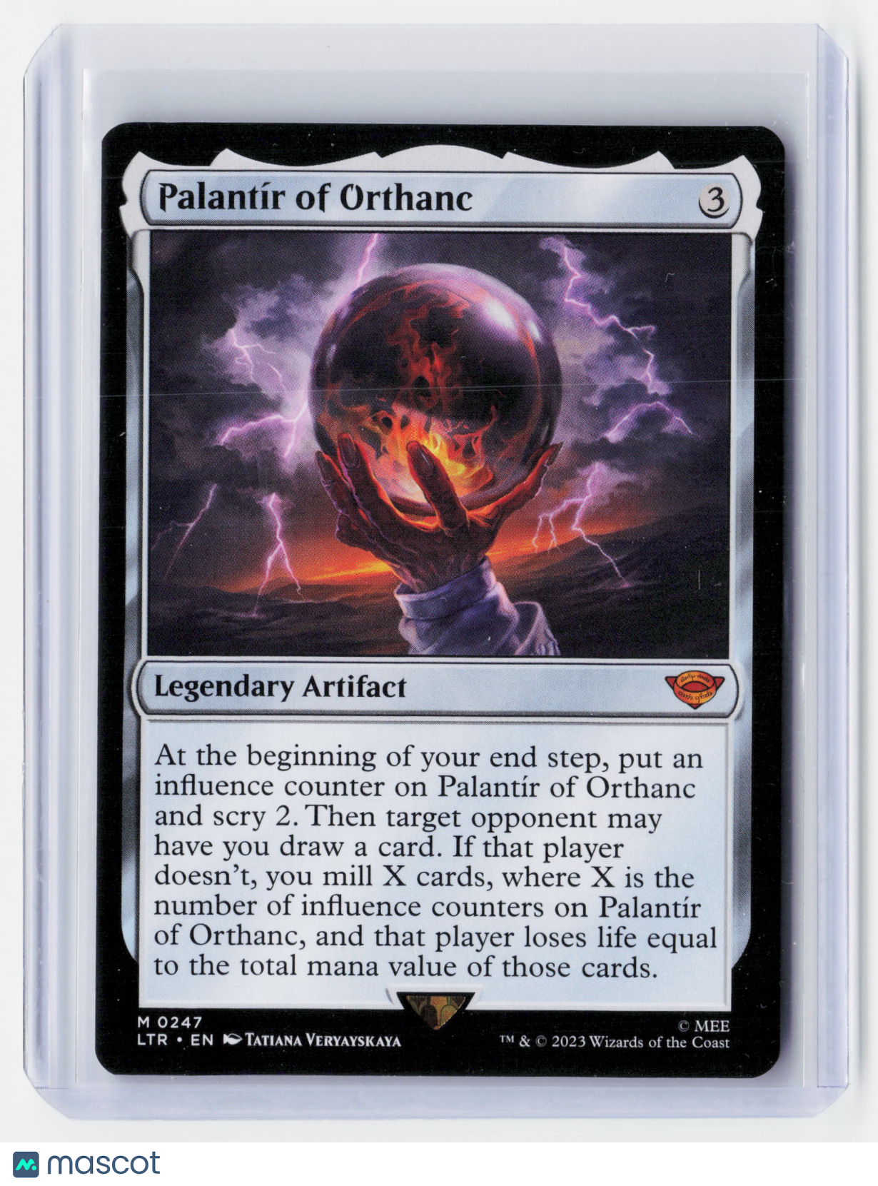 2023 Magic: The Gathering—Palantír of Orthanc #0247 (LTR)—Mythic Nonfoil