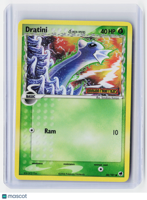 2006 Pokemon—Dratini (Delta Species) #46/101 EX Dragon Frontiers—Reverse Holo