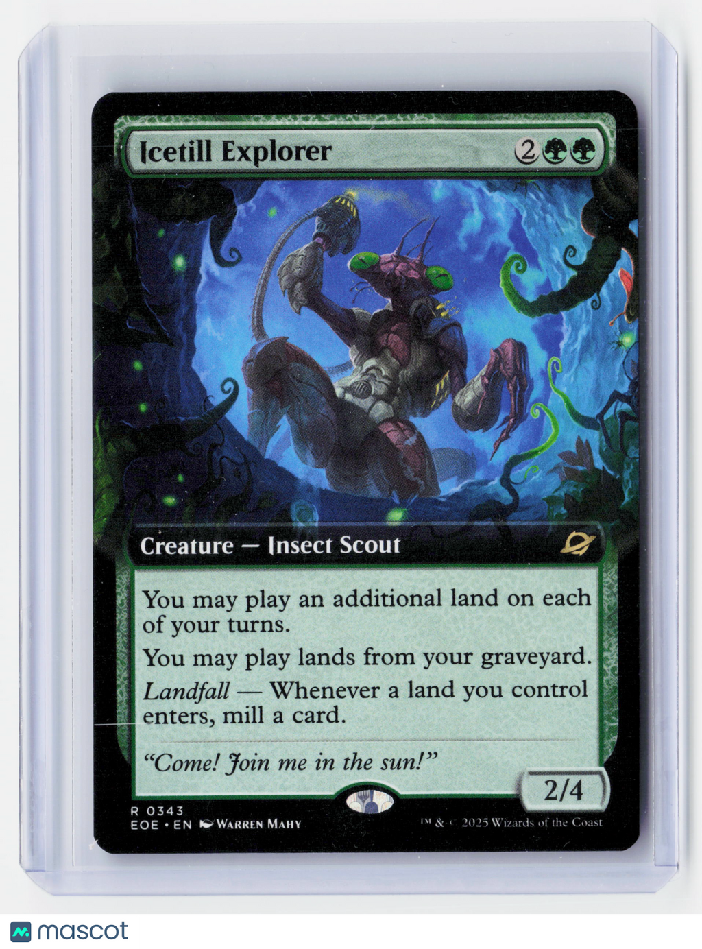 2025 Magic: The Gathering—Icetill Explorer (Extended Art) #0343 (EOE)—R Nonfoil