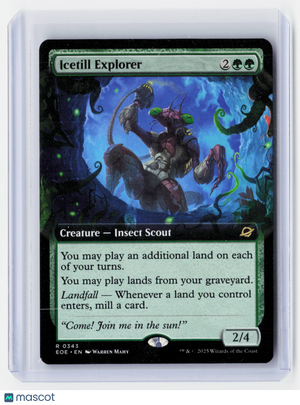 2025 Magic: The Gathering—Icetill Explorer (Extended Art) #0343 (EOE)—R Nonfoil