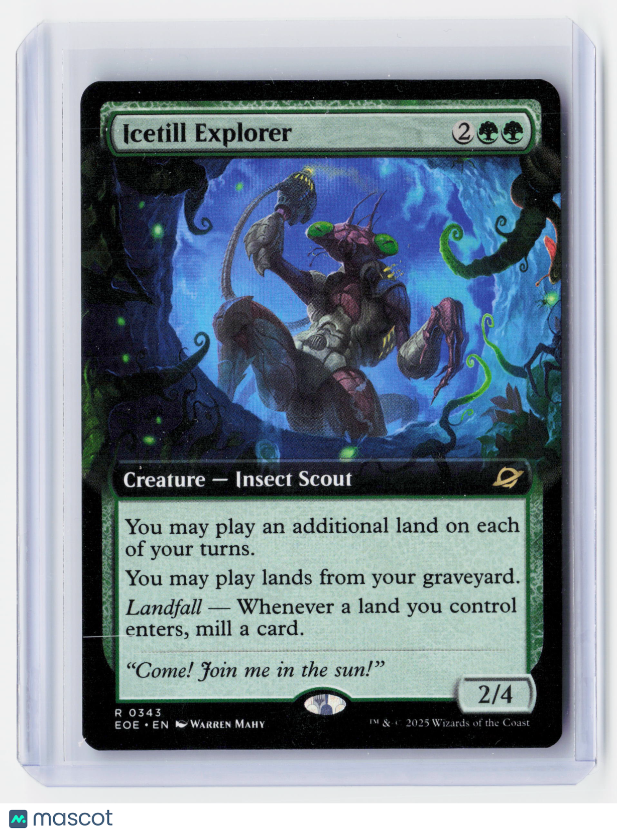 2025 Magic: The Gathering—Icetill Explorer (Extended Art) #0343 (EOE)—R Nonfoil