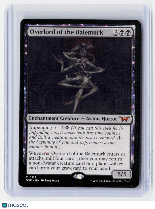 2024 MTG —Overlord of the Balemurk #M 0113 Duskmourn—Nightmare Frame