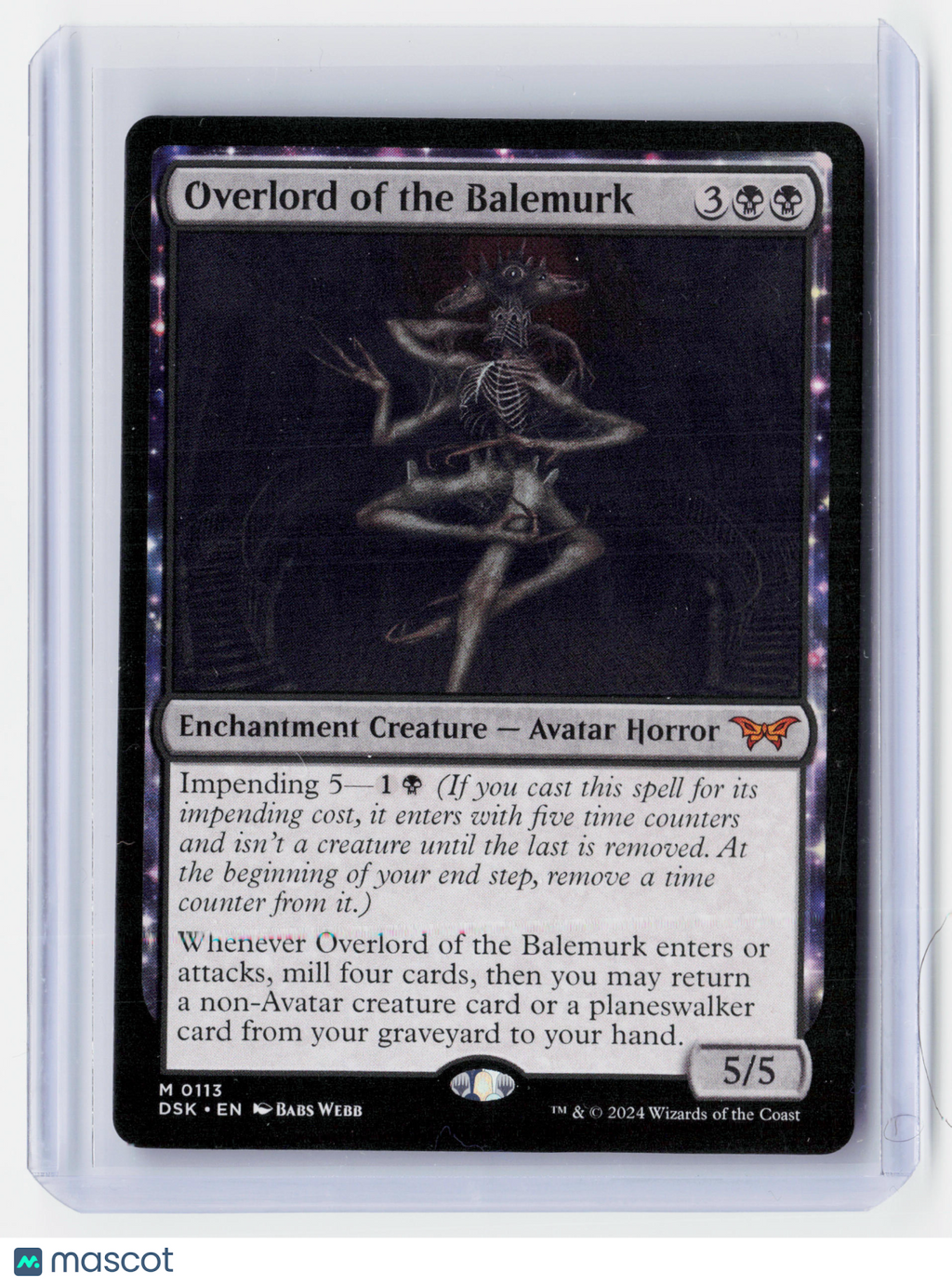 2024 Magic: The Gathering—Overlord of the Balemurk #0113 (DSK)—Mythic Nonfoil