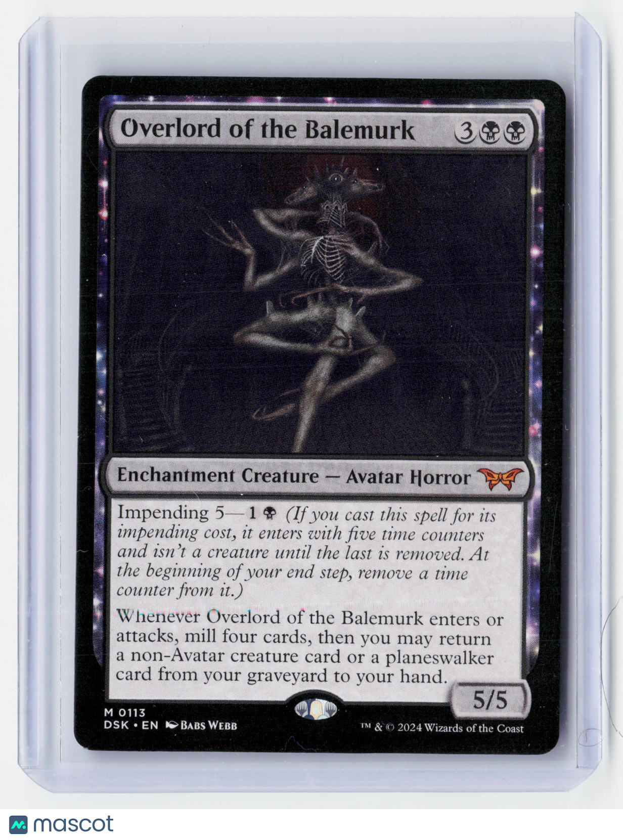 2024 Magic: The Gathering—Overlord of the Balemurk #0113 (DSK)—Mythic Nonfoil