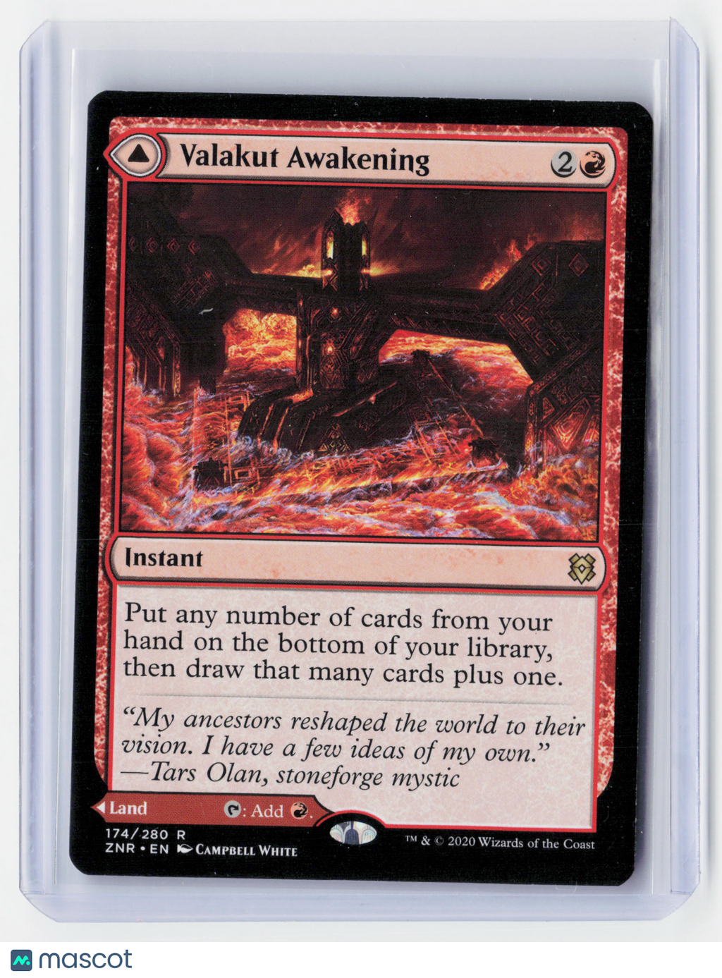 2020 Magic: TG—Valakut Awakening #174/280 Zendikar Rising (ZNR)—Rare Nonfoil
