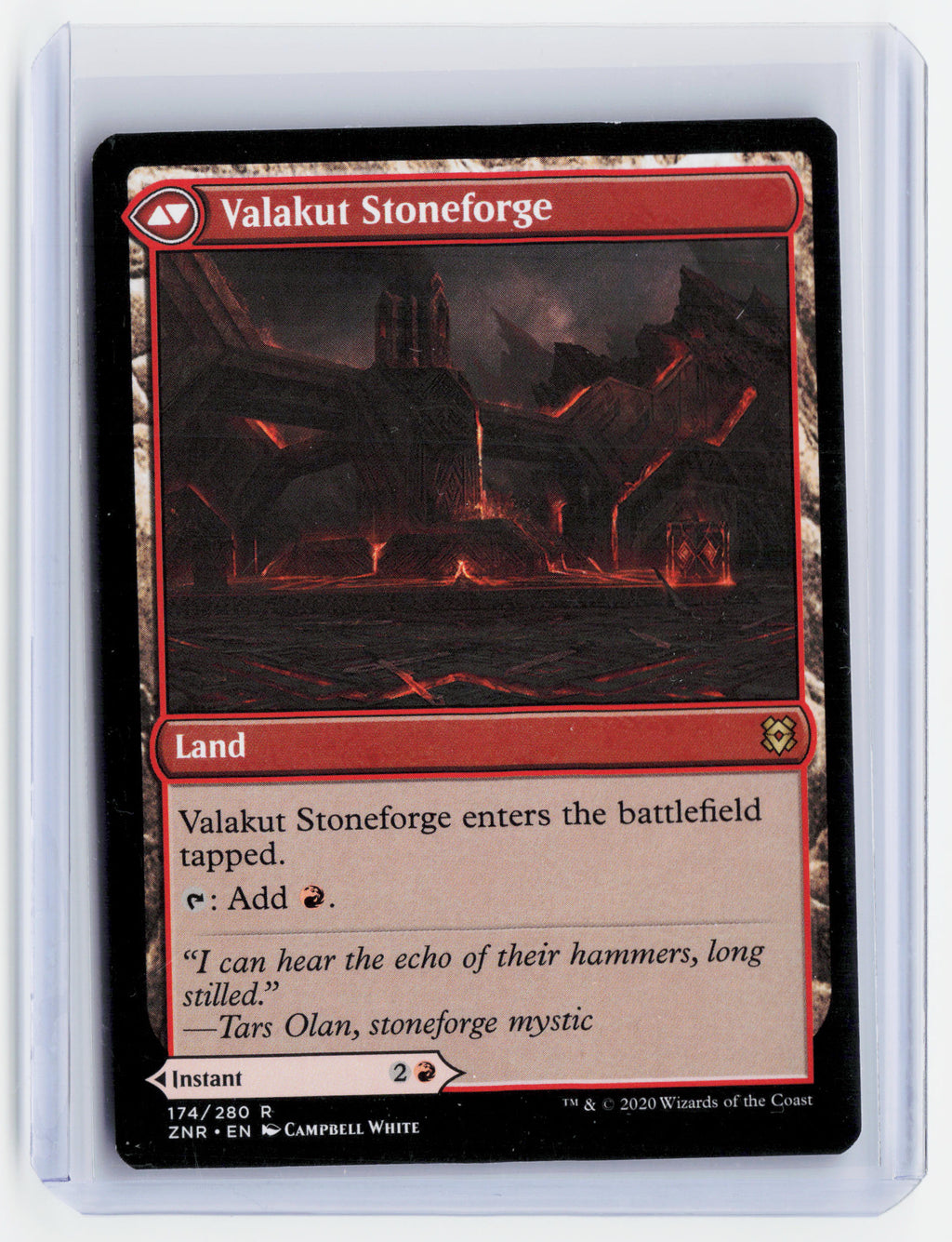 2020 Magic: TG—Valakut Awakening #174/280 Zendikar Rising (ZNR)—Rare Nonfoil