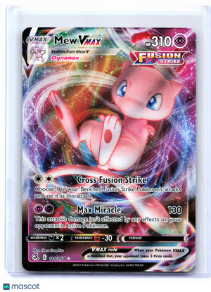 2021 Pokemon—Mew VMAX #114/264 Fusion Strike—Ultra Rare Holo [Moderately Played]