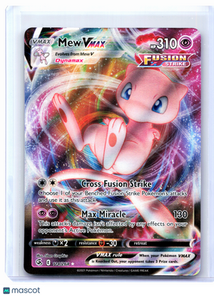 2022 Pokemon—Mew VMAX #114/264 Fusion Strike—Ultra Rare Holo [Moderately Played]