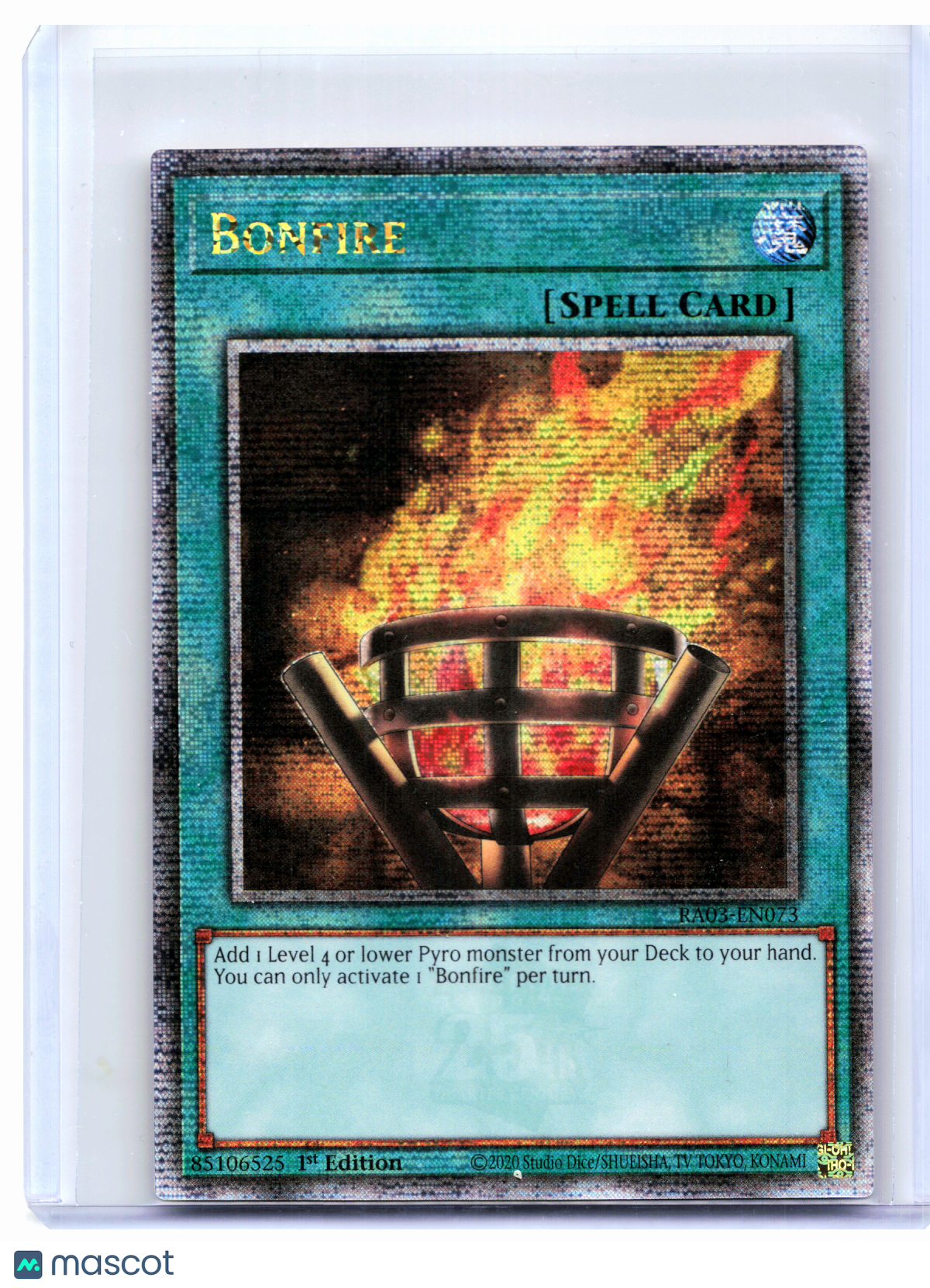 2024 Yu-Gi-Oh! TCG—Bonfire #RA03-EN073 Quarter Century Bonanza—QCR (1st Edition)