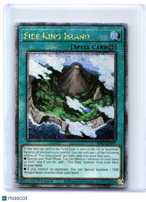 2024 YuGiOh!—Fire King Island #RA03-059 Quarter Century Bonanza—QCR (1st Ed)