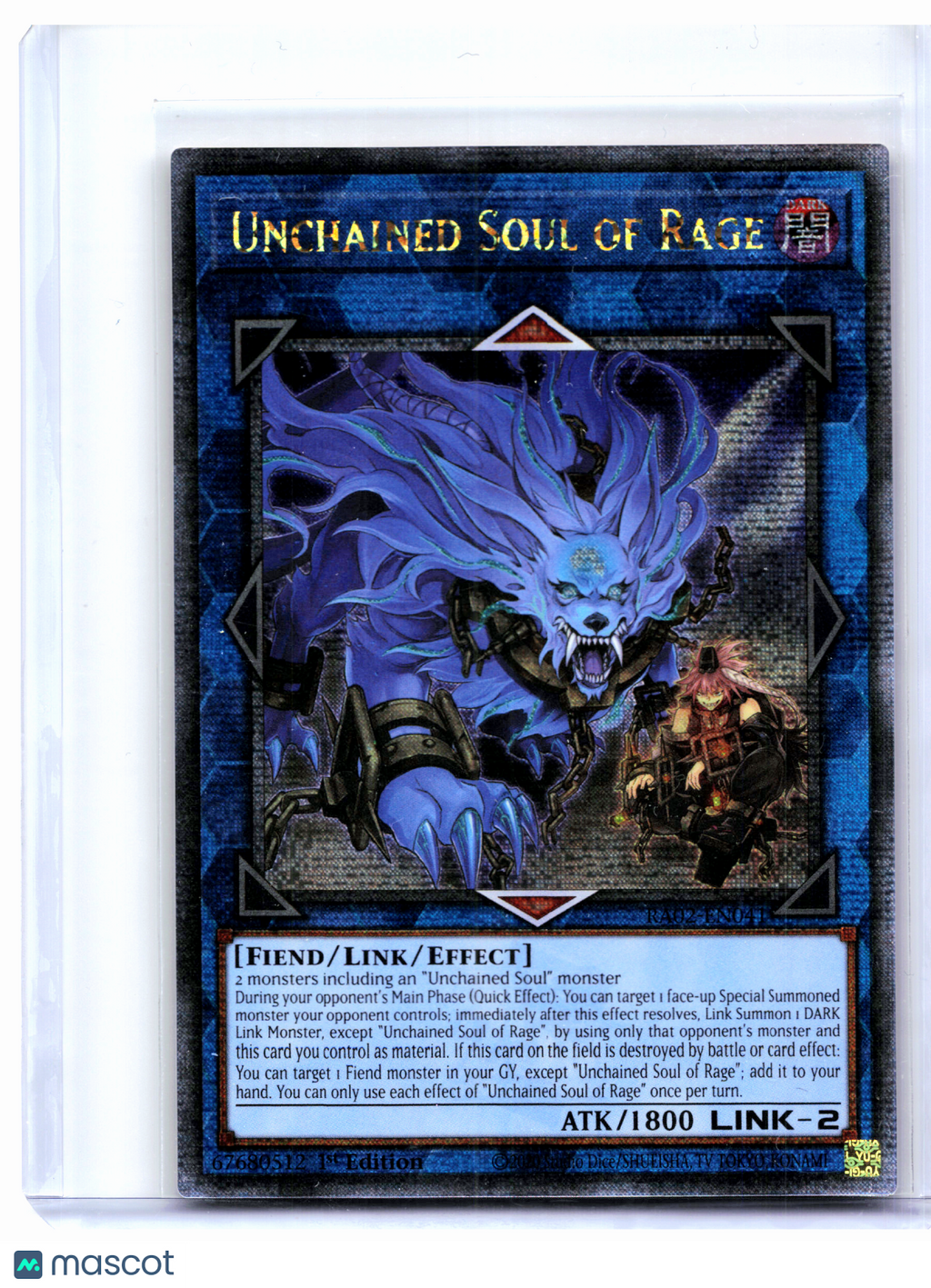 2024 YuGiOh!—Unchained Soul of Rage #RA02-EN041—QCR (1st Edition)
