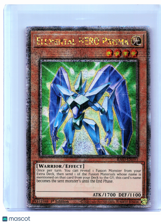 2024 YuGiOh!—Elemental HERO Prisma #RA03-EN193—QCR (1st Edition)
