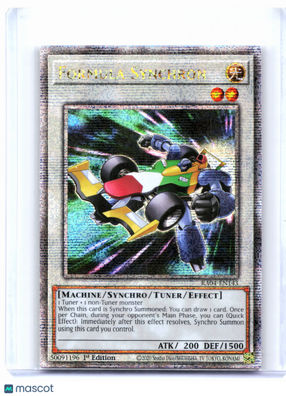2025 YuGiOh!—Formula Synchron #RA04-EN143 Quarter Century Stampede—QCR (1st Ed)