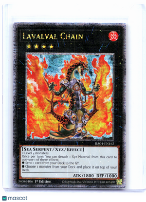 2025 YuGiOh!—Lavalval Chain #RA04-EN162 Quarter Century Stampede—QCR (1st Ed)