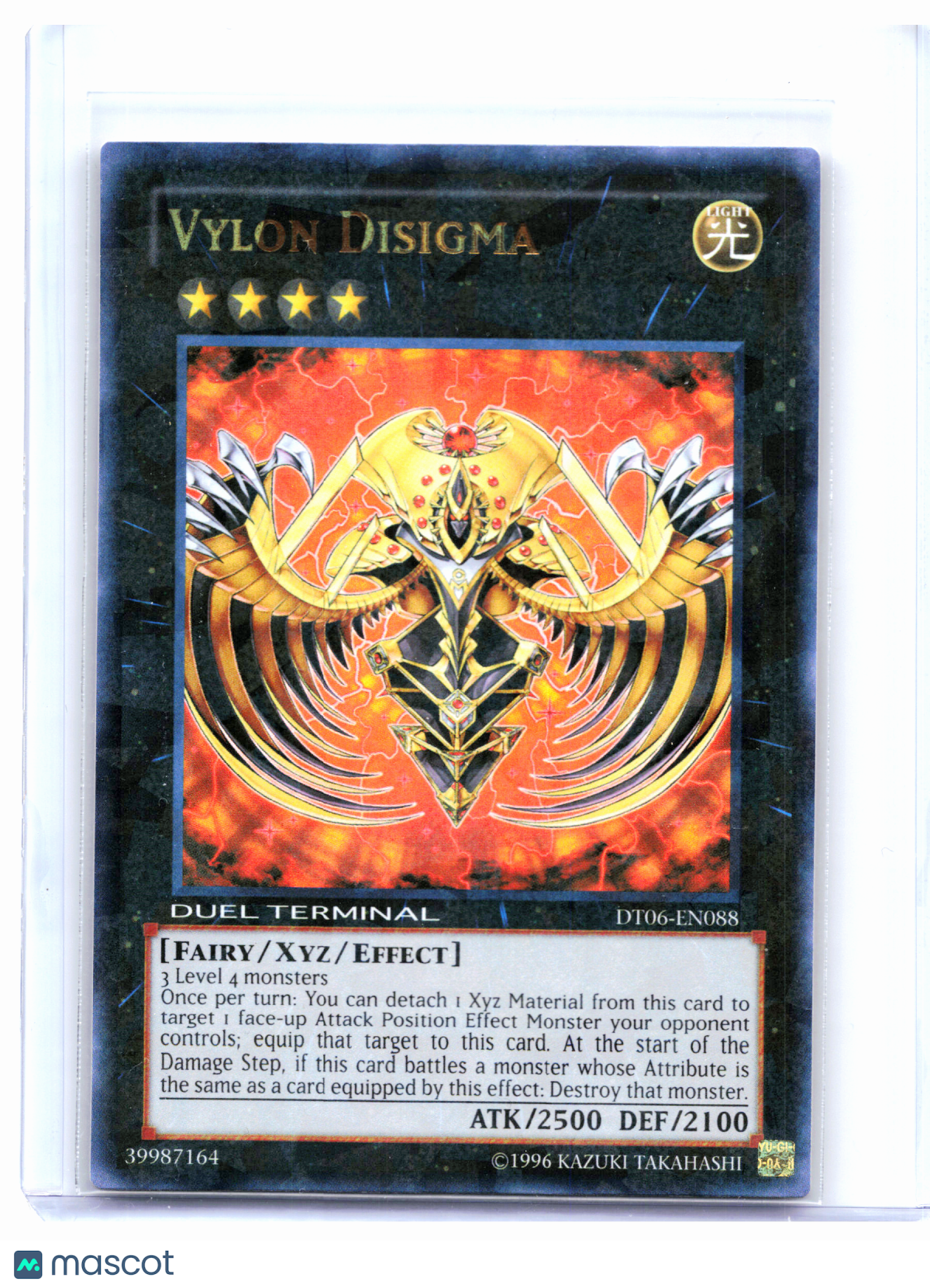 2012 YuGiOh!—Vylon Disigma #DT06-EN088—Duel Terminal Ultra Parallel Rare