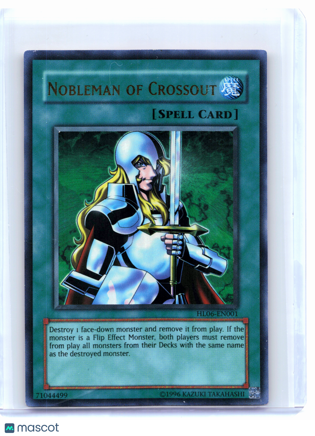 2008 YuGiOh!—Nobleman of Crossout #HL06-EN001 Hobby League 6—Ultimate Rare Foil