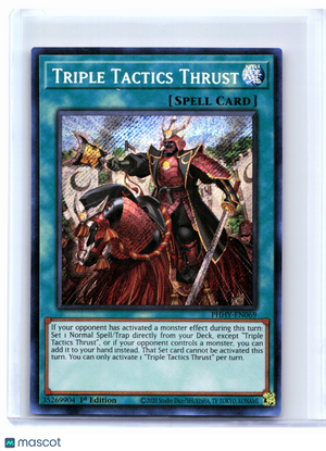 2023 YuGiOh!—Triple Tactics Thrust #PHHY-EN069—Secret Rare (1st Edition)