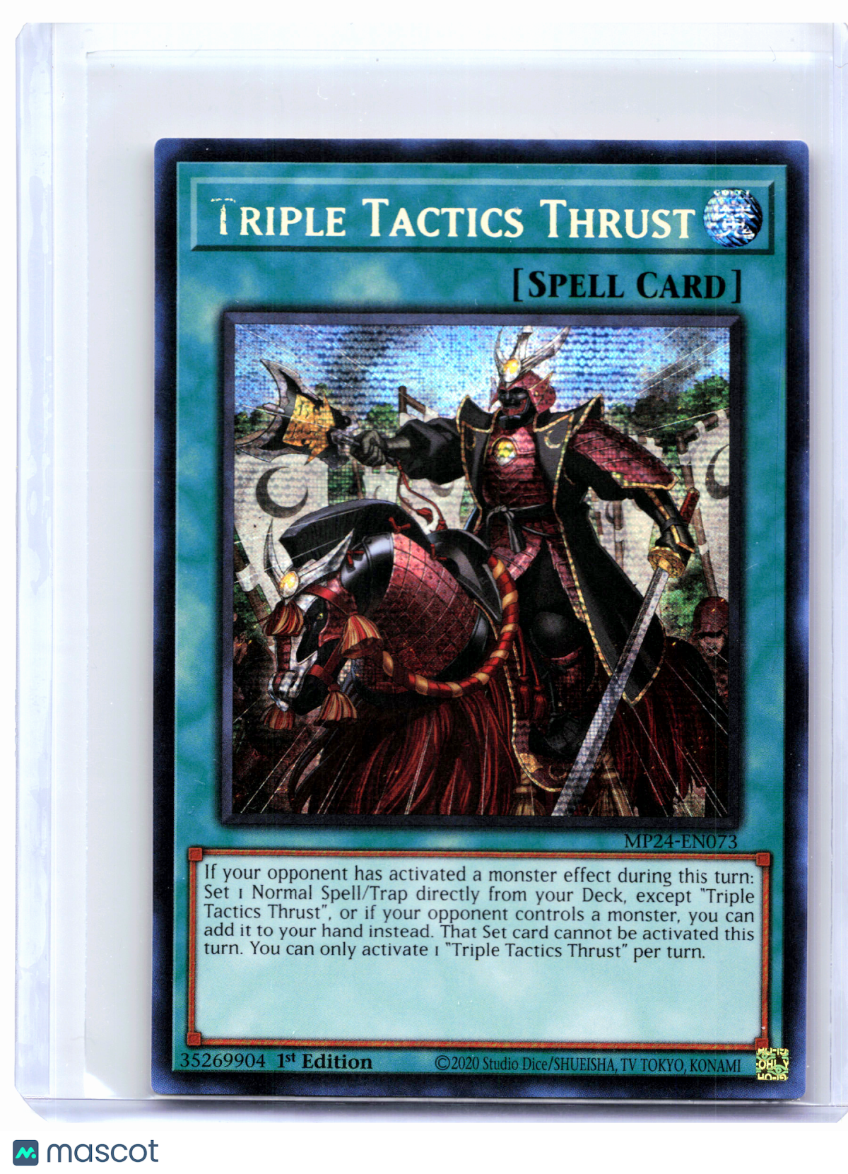 2024 YuGiOh!—Triple Tactics Thrust #MP24-EN073—Prismatic Secret Rare (1st Ed)