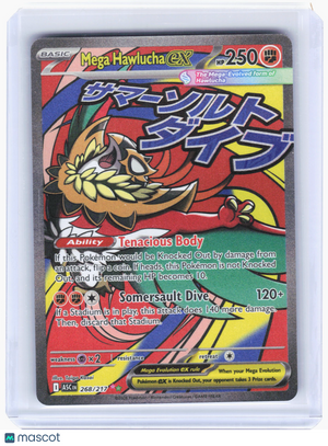 2026 Pokemon—Mega Hawlucha ex #268/217 Ascended Heroes—Mega Attack Rare Holo