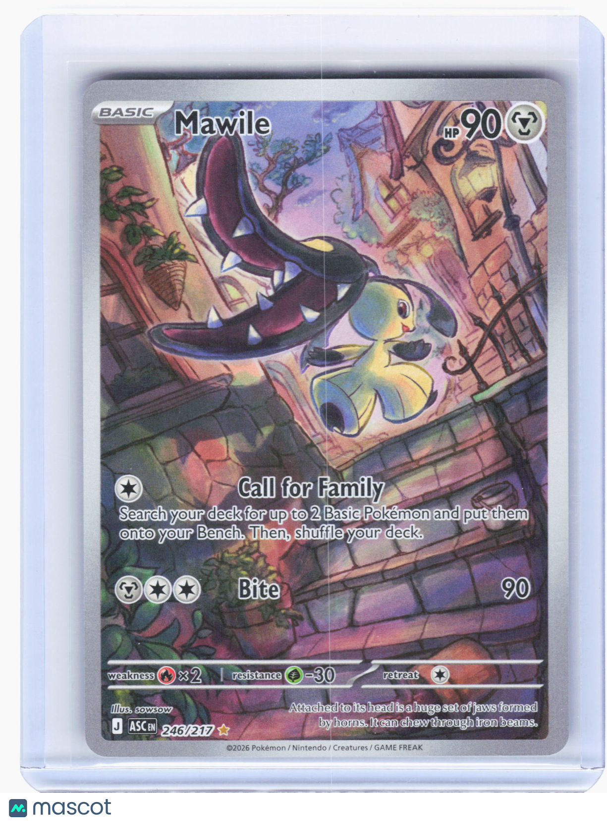 2026 Pokemon—Mawile #246/217 Ascended Heroes—Illustration Rare Holo
