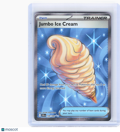 2026 Pokemon—Jumbo Ice Cream #109/86 Chaos Rising—Ultra Rare Holo