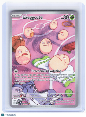 2024 Pokemon—Exeggcute #192/191 Surging Sparks—Illustration Rare Holo