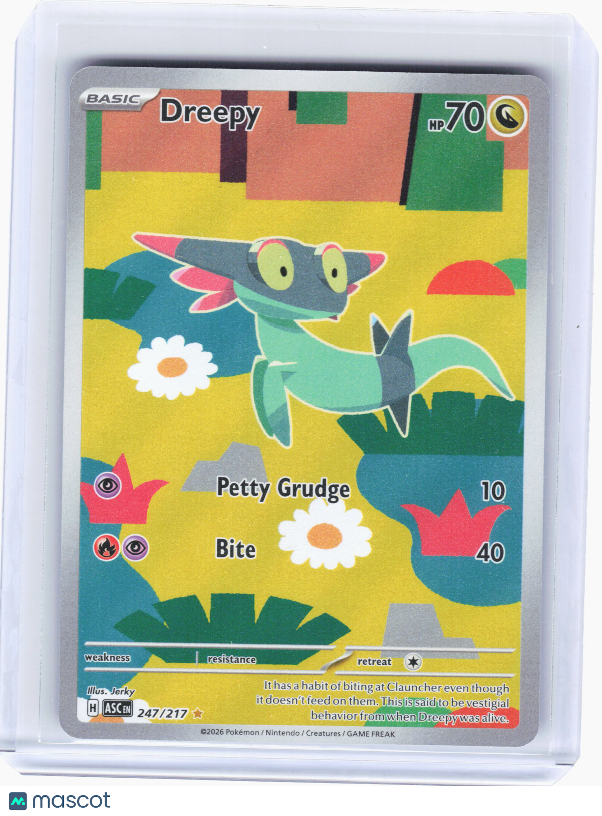 2026 Pokemon—Dreepy #247/217 Ascended Heroes—Illustration Rare Holo