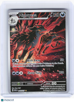 2026 Pokemon—Mightyena #243/217 Ascended Heroes—Illustration Rare Holo