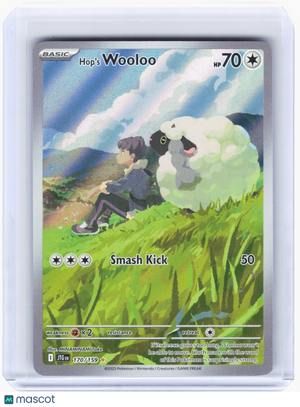 2025 Pokemon—Hop's Wooloo #170/159 Journey Together—Illustration Rare Holo