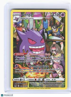 2022 Pokemon—Gengar #TG06/TG30 Lost Origin Trainer Gallery—Ultra Rare Holo