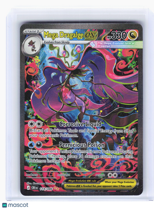 2025 Pokemon—Mega Dragalge ex 118/86 Chaos Rising—Special Illustration Rare Holo