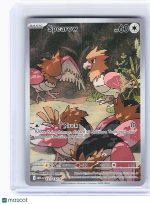 2025 Pokemon—Spearow #151/132 Mega Evolution—Illustration Rare Holo
