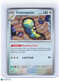 2025 Pokemon—Dudunsparce #80/131 Prismatic Evolutions—Rare Holo