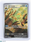 2023 Pokemon—Omanyte #180/165 Scarlet & Violet 151—Illustration Rare Holo