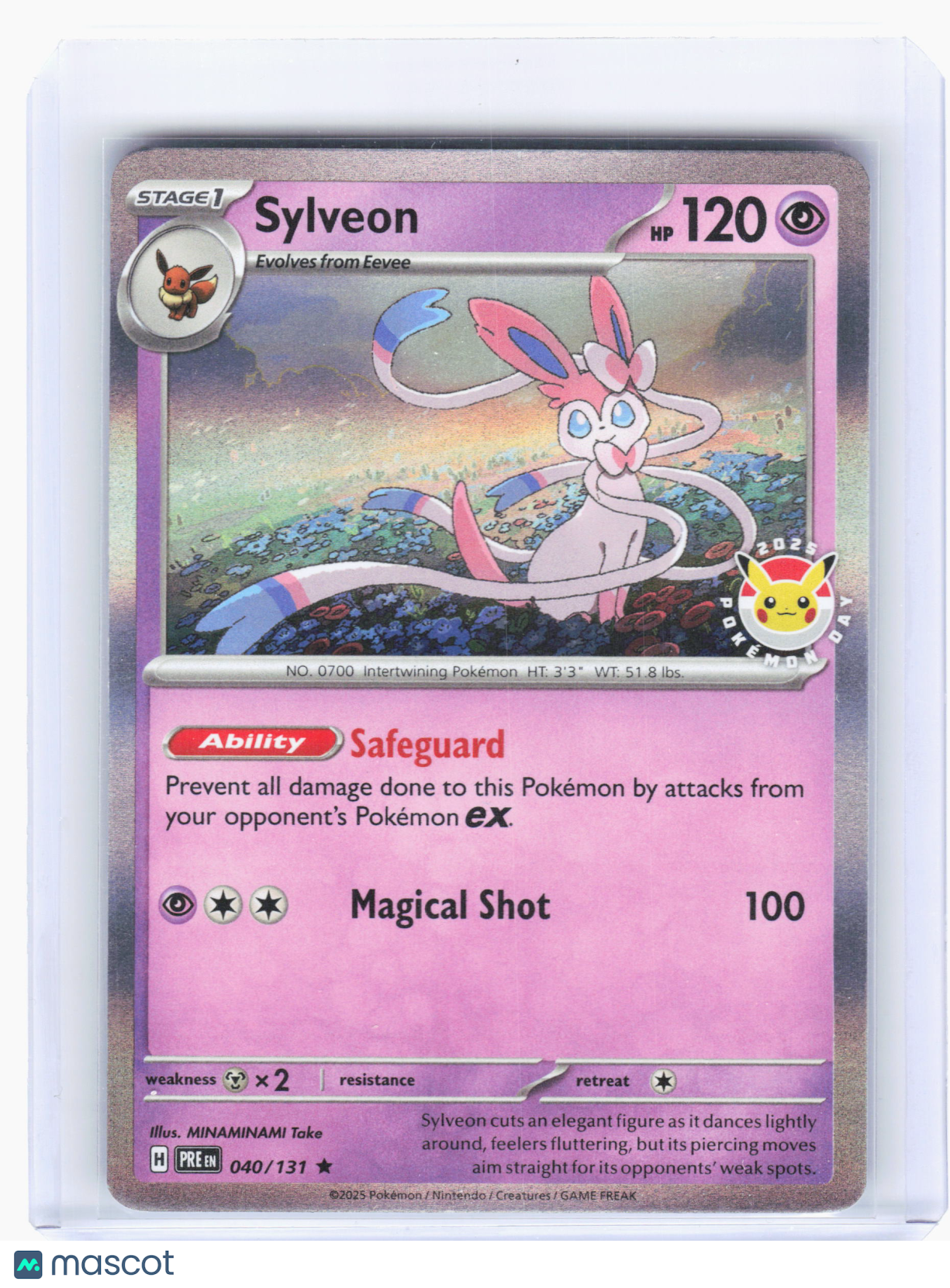 2025 Pokemon—Sylveon #40/131 Miscellaneous Cards & Products—Rare (Pokemon Day)
