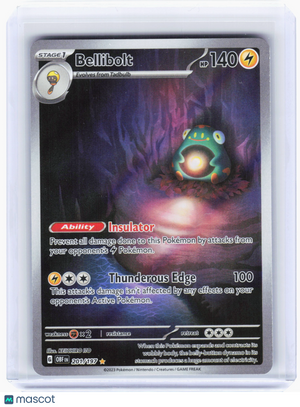 2023 Pokemon—Bellibolt #201/197 Obsidian Flames—Illustration Rare Holo