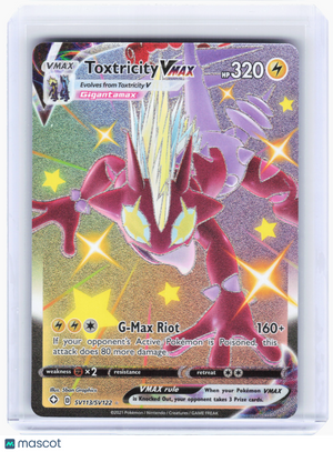 2021 Pokemon—Toxtricity VMAX SV113/SV122 Fates: Shiny Vault—Shiny Holo Rare Holo